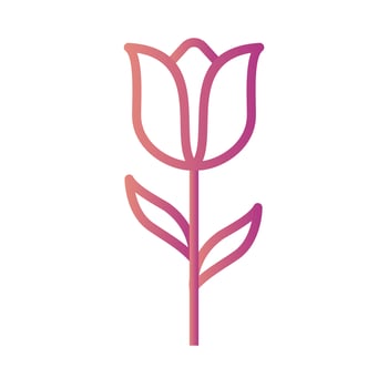 Tulip Vector Icon        