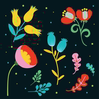 Flower Clipart Vector Pack