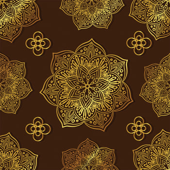 Kolam Ornament Pattern Vector Design