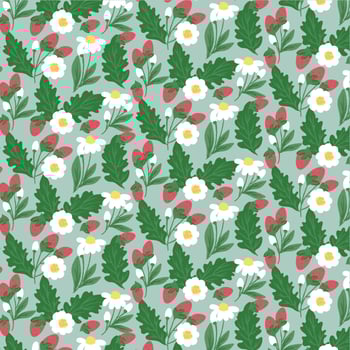 Vector Spring Seamless Pattern