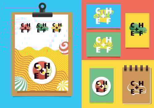 Chef Hat Branding Vector Pack
