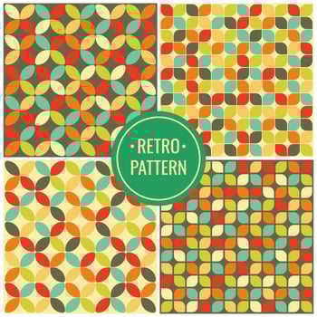 Seamless Retro Pattern Wallpaper vector