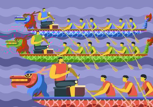 Dragon Boat Festival vector