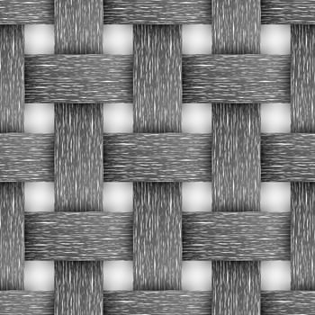 Monochromes abstract seamless background on vector art.