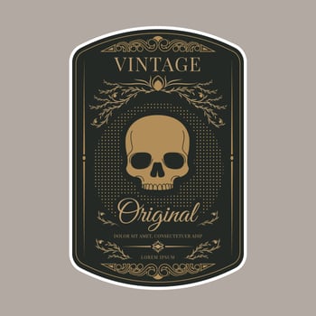 Retro Vintage Label Template vector