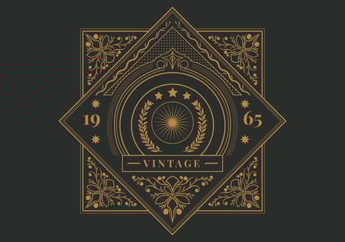 Retro Vintage Label Template vector