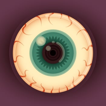 Eyeball illustration vector