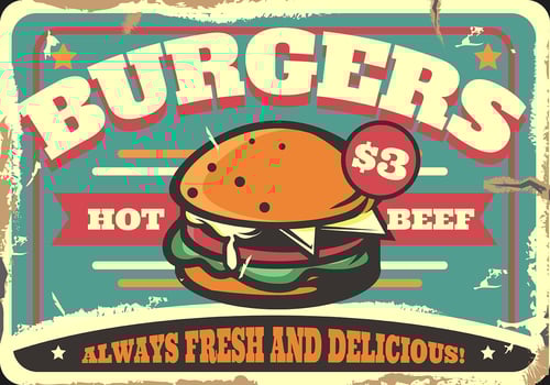 Retro Sign vector