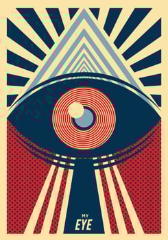 Eye Poster Vector Design