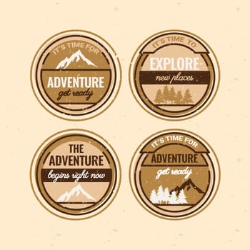 Vector Retro Badges