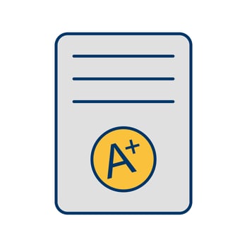 A Grade Vector Icon