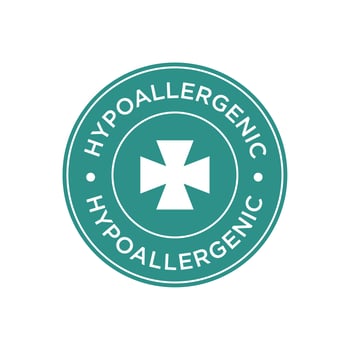 Hypoallergenic icon vector