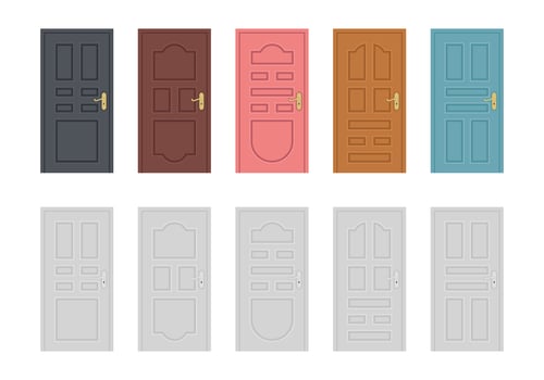 Doors vector