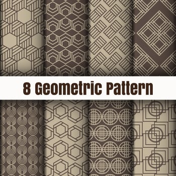 Geometric vector pattern wallpaper background surface textures