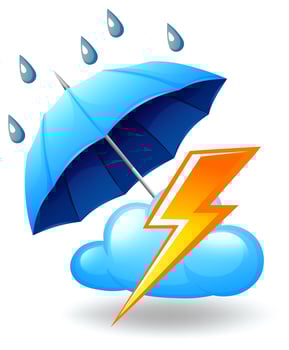 A stormy season vector