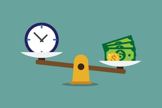 Time is money scale vector