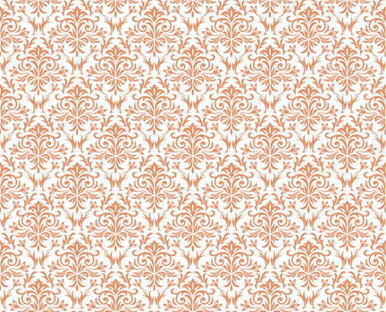 Damask vintage seamless patterns vector