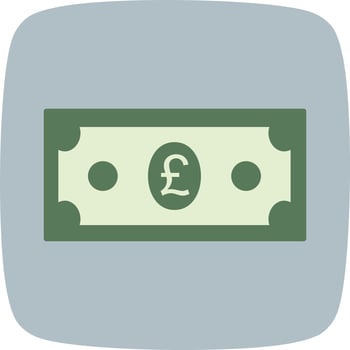 Pound Vector Icon