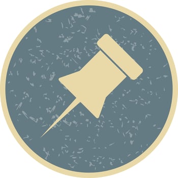 Notice Pin Vector Icon