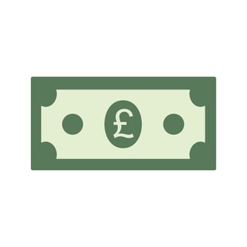 Pound Vector Icon