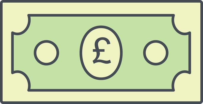 Pound Vector Icon