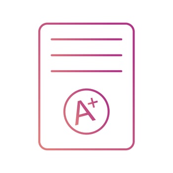 A Grade Vector Icon