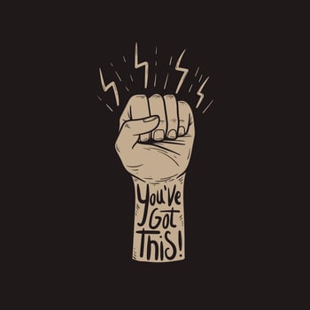 You39ve got this tattoo on a fist comic style vector