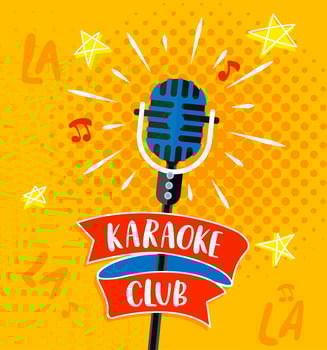 Karaoke cub symbol. vector