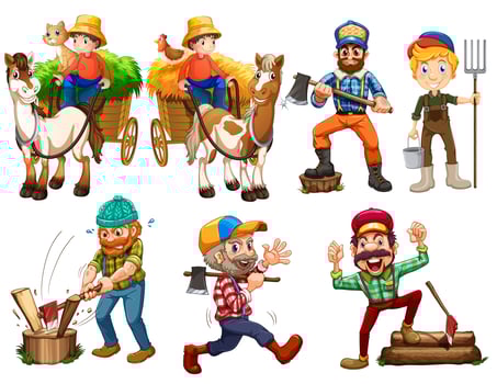 Set of farmer character vector