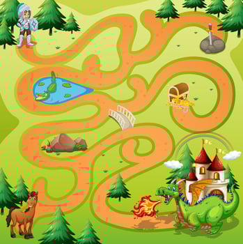 Maze Game  vector