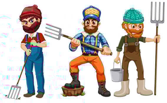 Set of farmer character vector