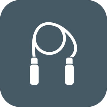 Jumping Rope Icon Vector Illustration