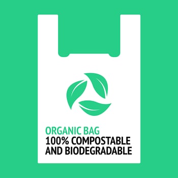 Organic Bag. vector