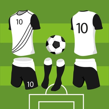 sport shirt mock up vector