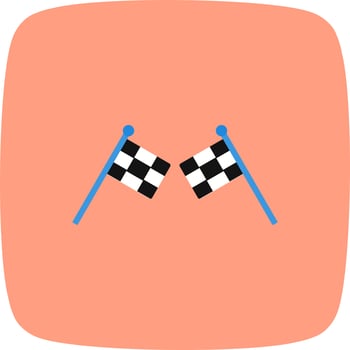 Racing Icon Vector Illustration