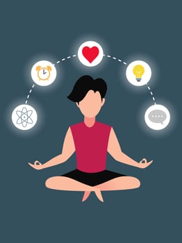 Outstanding Mental Health	 vector