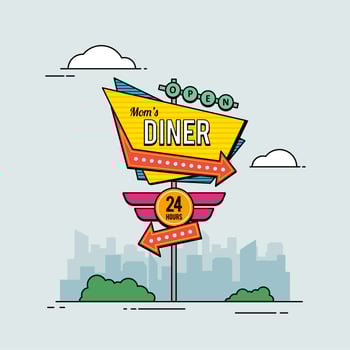 Retro Sign vector