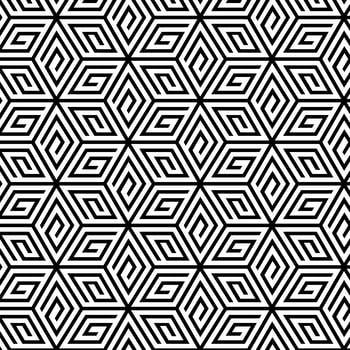 Abstract Geometric Seamless Pattern vector
