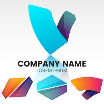 Modern Minimal Vector Logo for banner