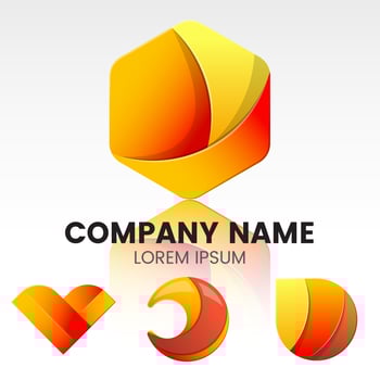 Modern Minimal Vector Logo for banner