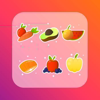 Healthy Food Collection vector