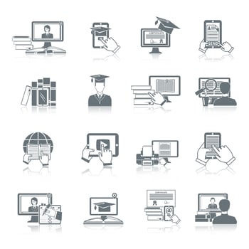 Online Education Icon vector