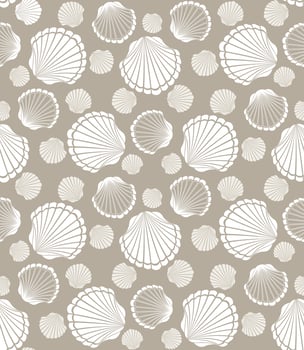 seashell pattern vector