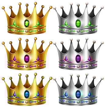 Crowns vector