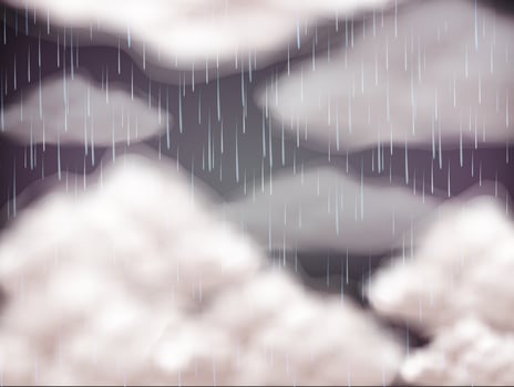 Background sky on rainny day vector