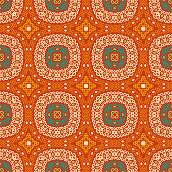 Colorful tribal ethnic seamless pattern. vector