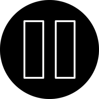 Pause Vector Icon