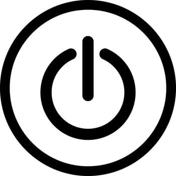 Shutdown Vector Icon