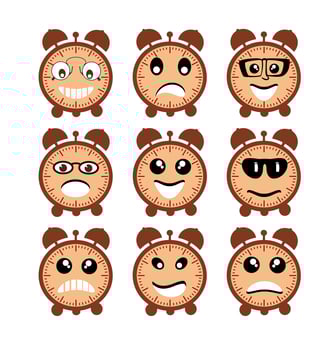 Emoji emoticon expression icons vector