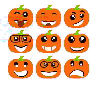 Emoji emoticon expression icons vector